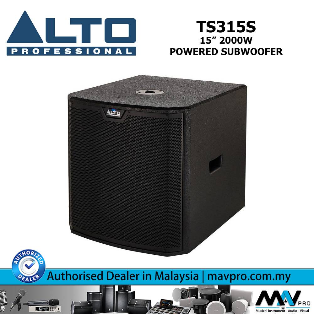 ALTO TS315S 15" 2000W Powered Subwoofer l Mavpro Malaysia